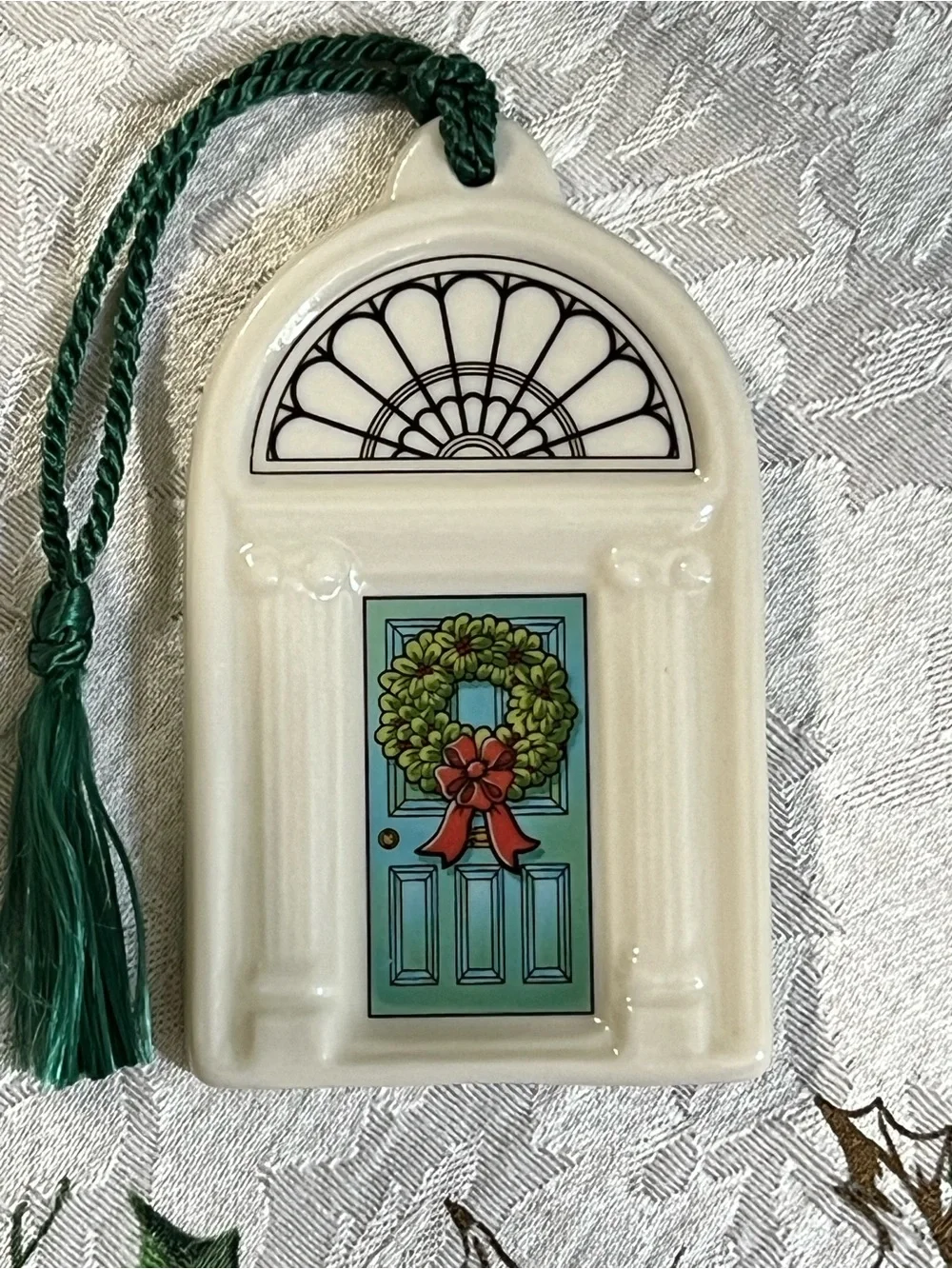 Belleek “Doors of Dublin” Parian China collectible ornament in original box.